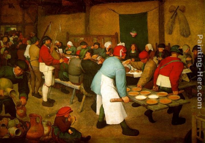 Pieter the Elder Bruegel Peasant wedding